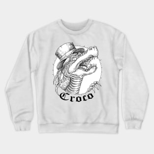 Croco Crewneck Sweatshirt